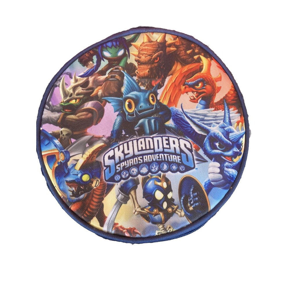 Skylanders Spyro's Adventure Round Zip Storage Case Carrying Bag by Power A